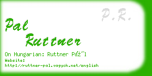 pal ruttner business card